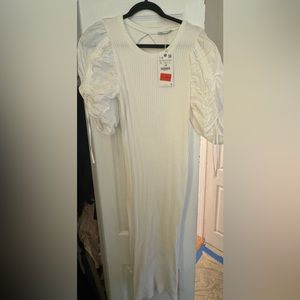 Women’s white midi dress